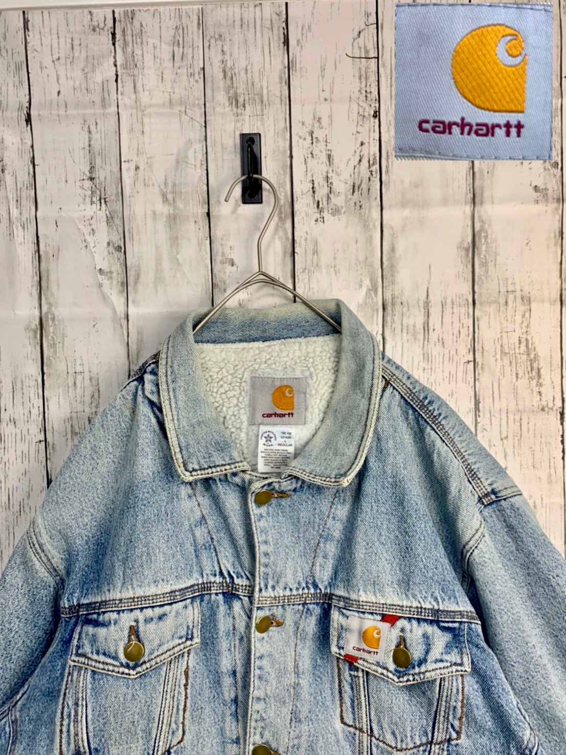 ベビーグッズも大集合 YODO様専用 carhartt L 裏ボア デニムジャケット